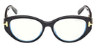 Tom Ford® FT6031-F-B Eyeglasses FT6031-F-B 001 54 - 001 - Shiny Black/Shiny Black