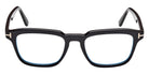 Tom Ford® FT6032-B FT6032-B 001 52 - Shiny Black / Blue Filter Eyeglasses