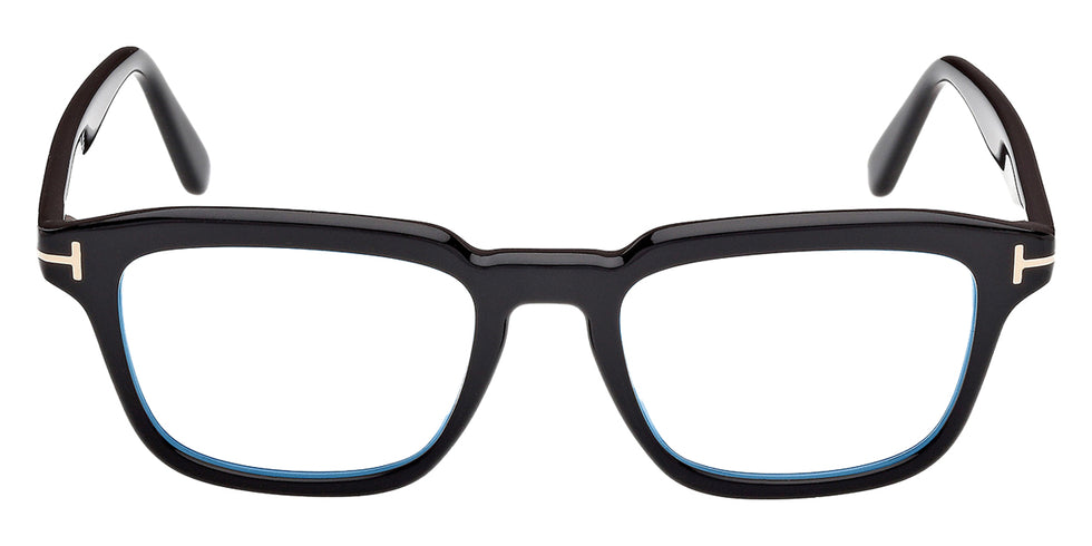 Tom Ford® FT6032-B FT6032-B 001 52 - Shiny Black / Blue Filter Eyeglasses