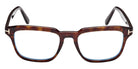 Tom Ford® FT6032-B FT6032-B 052 52 - Dark Havana / Blue Filter Eyeglasses