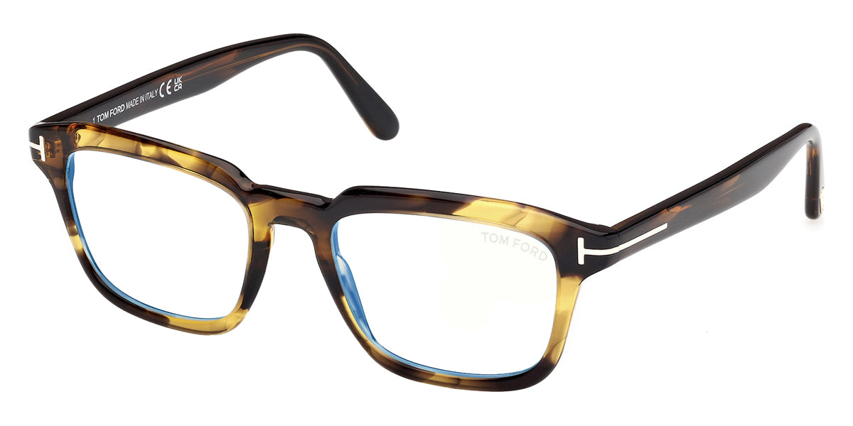 Tom Ford® FT6032-B FT6032-B 056 52 - Colored Havana / Blue Filter Eyeglasses