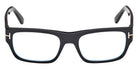 Tom Ford® FT6034-B FT6034-B 001 54 - Shiny Black / Blue Filter Eyeglasses