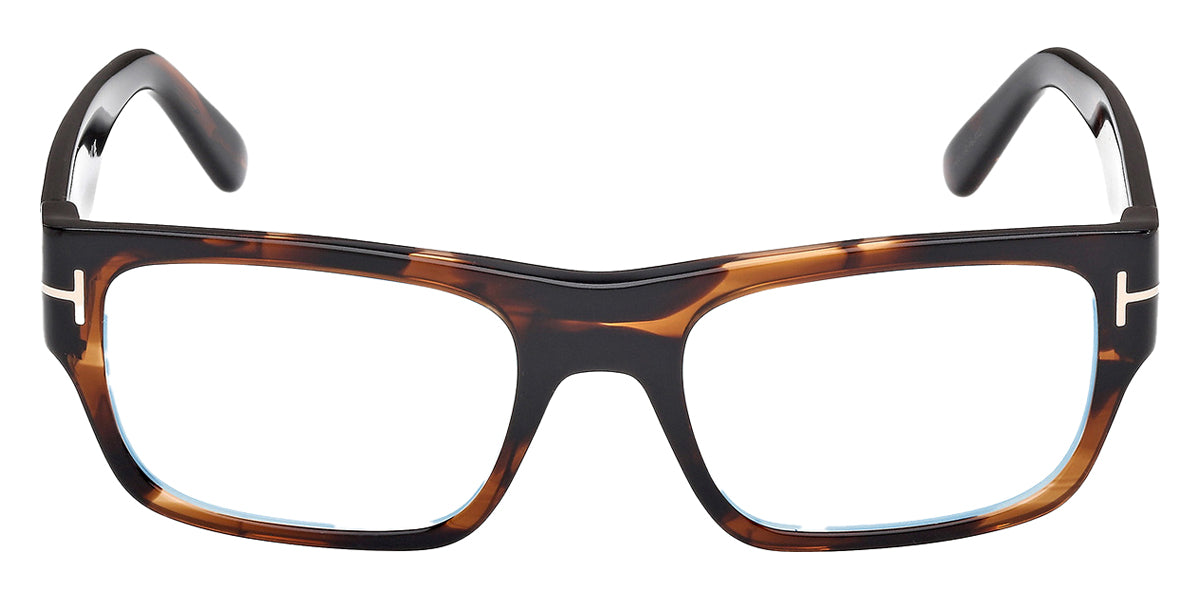 Tom Ford® FT6034-B FT6034-B 056 54 - Colored Havana / Blue Filter Eyeglasses