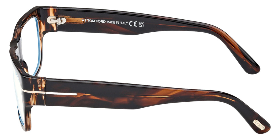 Tom Ford® FT6034-B FT6034-B 056 54 - Colored Havana / Blue Filter Eyeglasses