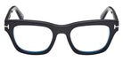 Tom Ford® FT6036-B FT6036-B 001 52 - Shiny Black / Blue Filter Eyeglasses