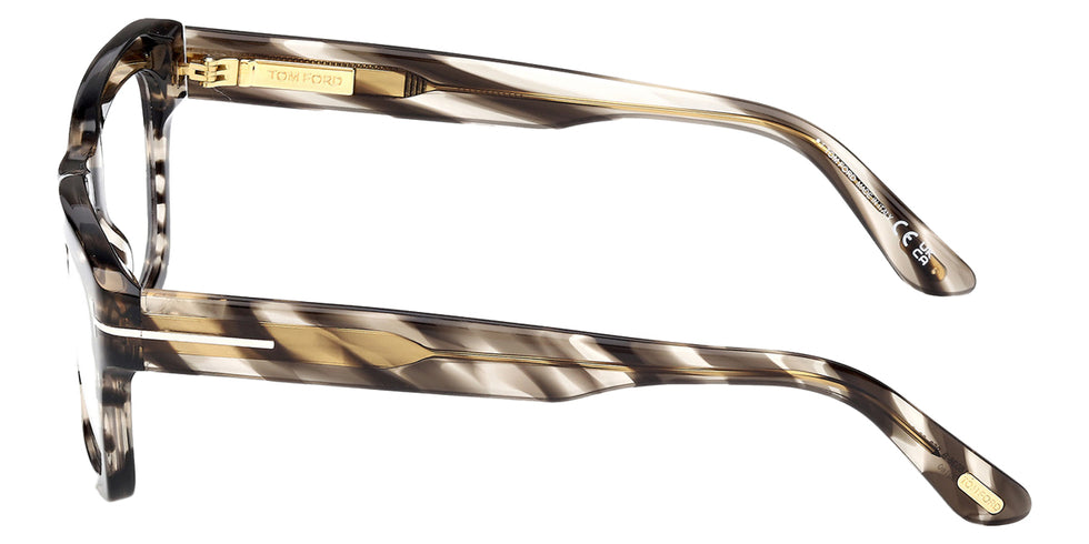 Tom Ford® FT6036-B FT6036-B 056 52 - Colored Havana / Blue Filter Eyeglasses