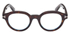 Tom Ford® FT6037-B FT6037-B 052 49 - Dark Havana / Blue Filter Eyeglasses