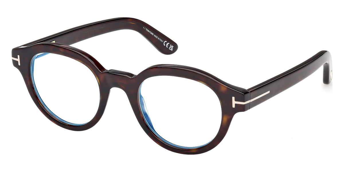 Tom Ford® FT6037-B FT6037-B 052 49 - Dark Havana / Blue Filter Eyeglasses