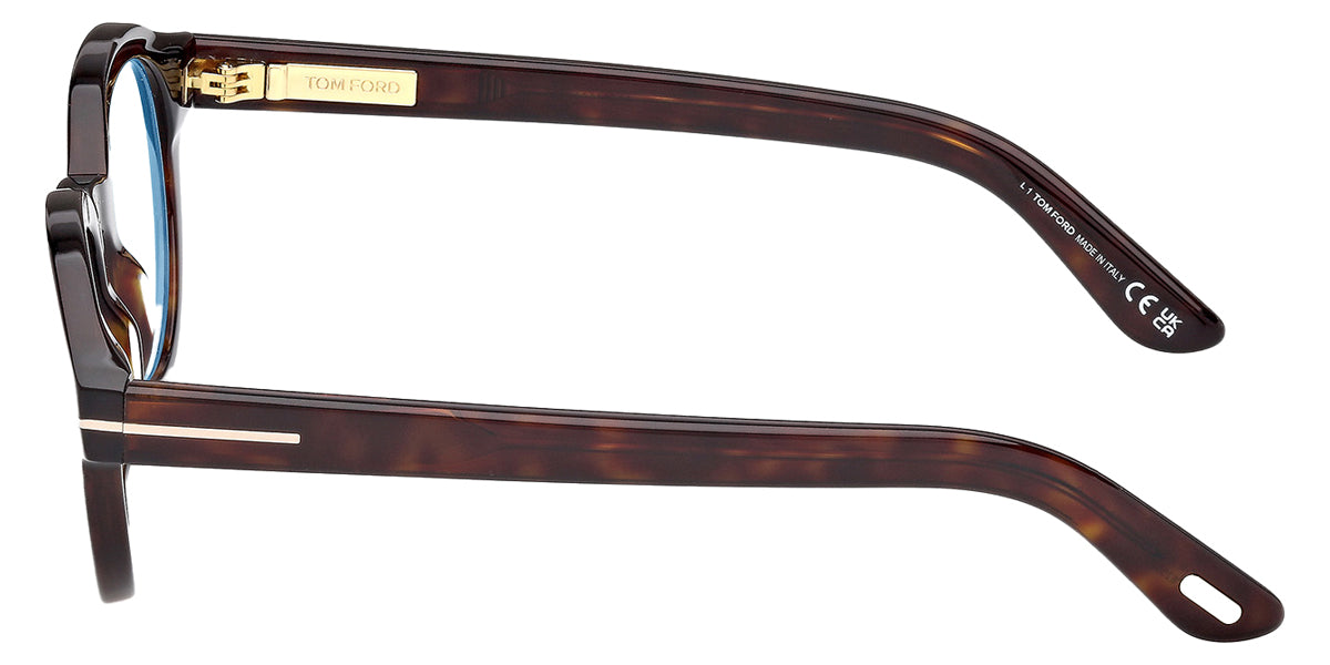 Tom Ford® FT6037-B FT6037-B 052 49 - Dark Havana / Blue Filter Eyeglasses