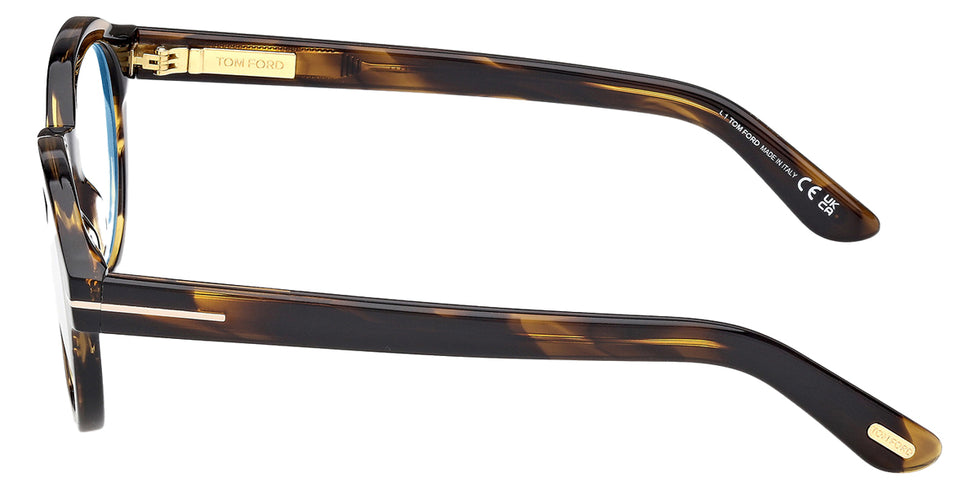 Tom Ford® FT6037-B FT6037-B 055 49 - Colored Havana / Blue Filter Eyeglasses