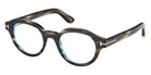Tom Ford® FT6037-B FT6037-B 056 49 - Colored Havana / Blue Filter Eyeglasses