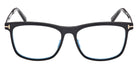 Tom Ford® FT6038-B FT6038-B 001 56 - Shiny Black / Blue Filter Eyeglasses