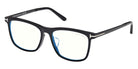 Tom Ford® FT6038-F-B Eyeglasses FT6038-F-B 001 55 - 001 - Shiny Black/Shiny Black
