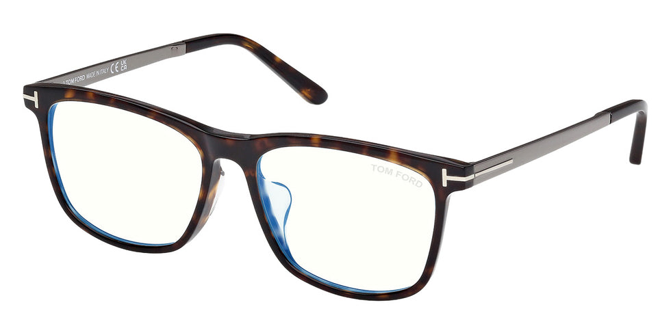 Tom Ford® FT6038-F-B Eyeglasses FT6038-F-B 052 55 - 052 - Dark Havana/Dark Havana