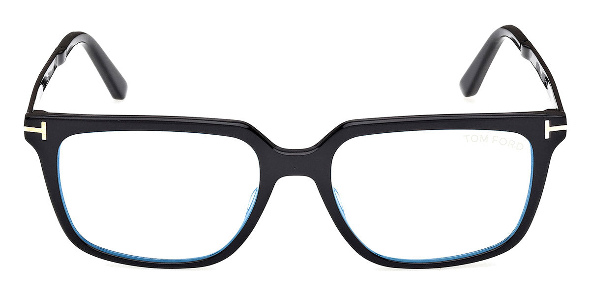 Tom Ford® FT6039-B FT6039-B 001 54 - Shiny Black / Blue Filter Eyeglasses
