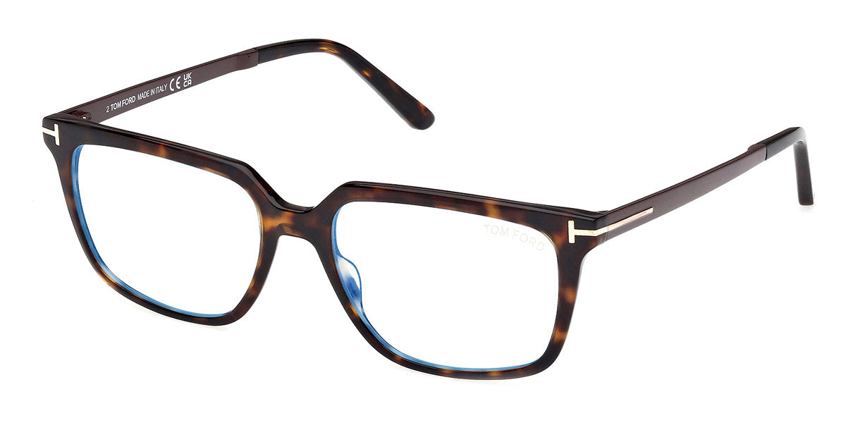 Tom Ford® FT6039-B FT6039-B 052 54 - Dark Havana / Blue Filter Eyeglasses
