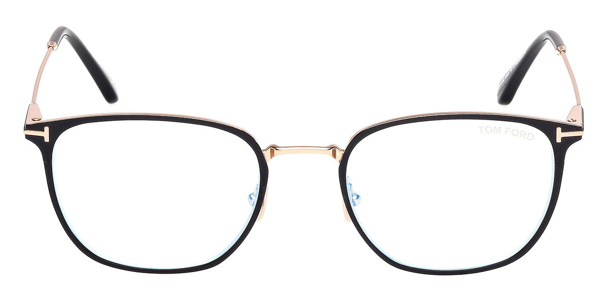 Tom Ford® FT6041-B FT6041-B 002 52 - Matte Black / Blue Filter Eyeglasses