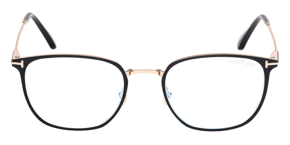 Tom Ford® FT6041-B FT6041-B 002 52 - Matte Black / Blue Filter Eyeglasses