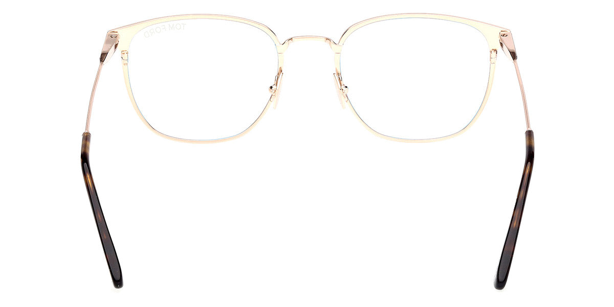 Tom Ford® FT6041-B FT6041-B 048 52 - Shiny Dark Brown / Blue Filter Eyeglasses