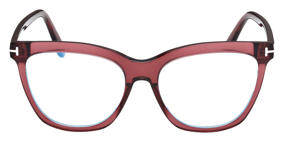 Tom Ford® FT6042-B FT6042-B 069 54 - Shiny Bordeaux / Blue Filter Eyeglasses