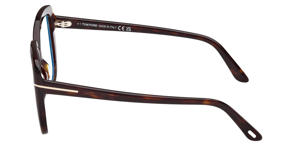 Tom Ford® FT6043-B FT6043-B 052 53 - Dark Havana / Blue Filter Eyeglasses