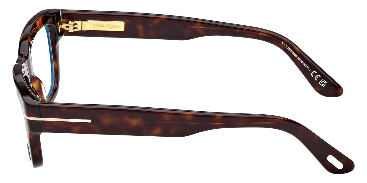 Tom Ford® FT6045-B FT6045-B 052 52 - Dark Havana / Blue Filter Eyeglasses