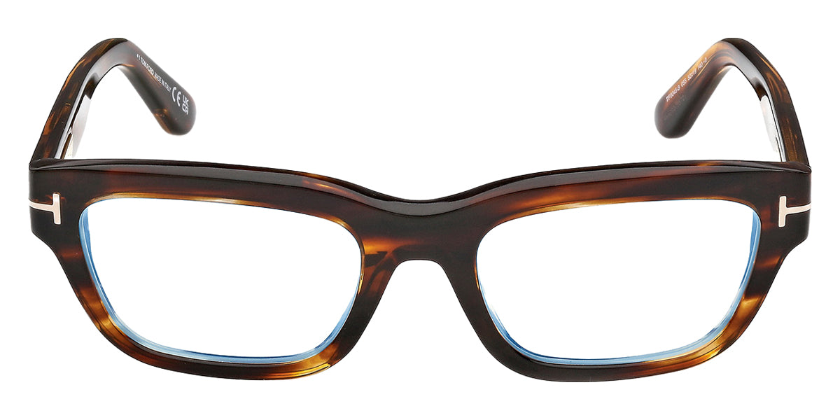 Tom Ford® FT6045-B FT6045-B 055 52 - Colored Havana / Blue Filter Eyeglasses