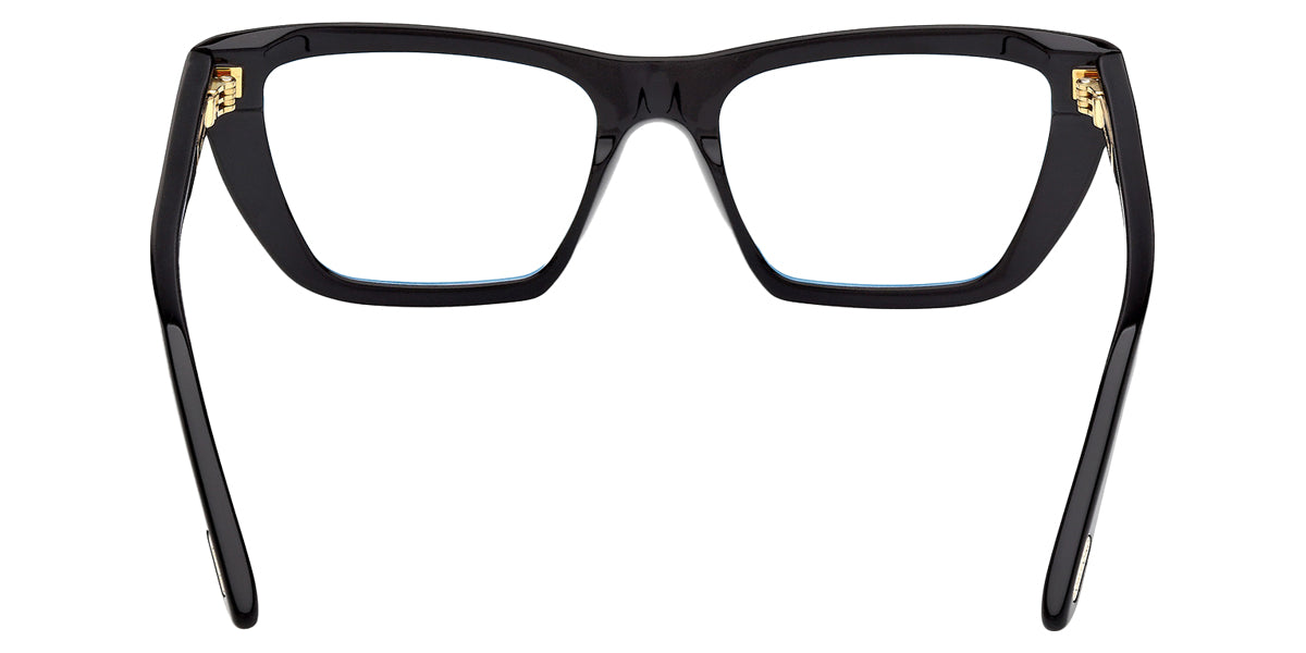 Tom Ford® FT6047-B FT6047-B 001 54 - Shiny Black / Blue Filter Eyeglasses