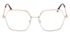 Tom Ford® FT6050-B FT6050-B 028 56 - Shiny Rose Gold / Blue Filter Eyeglasses
