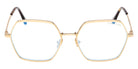 Tom Ford® FT6050-B FT6050-B 030 56 - Shiny Deep Gold / Blue Filter Eyeglasses