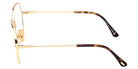 Tom Ford® FT6050-B FT6050-B 030 56 - Shiny Deep Gold / Blue Filter Eyeglasses