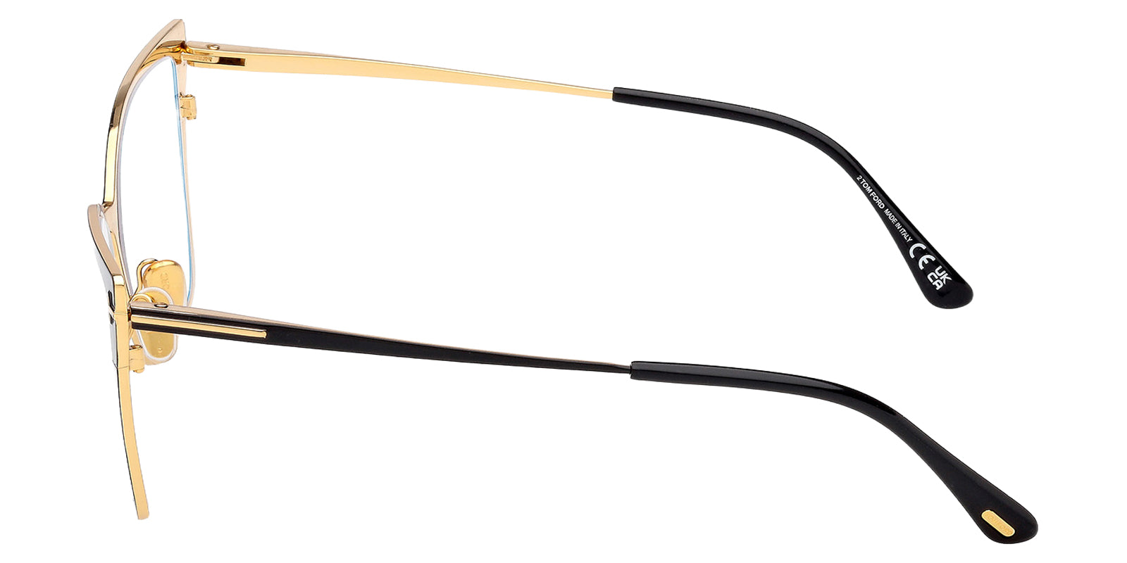 Tom Ford® FT6051-B FT6051-B 001 56 - Shiny Black / Blue Filter Eyeglasses