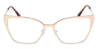 Tom Ford® FT6051-B FT6051-B 028 56 - Shiny Rose Gold / Blue Filter Eyeglasses