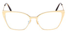 Tom Ford® FT6051-B FT6051-B 030 56 - Shiny Deep Gold / Blue Filter Eyeglasses
