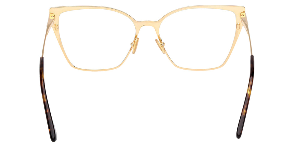 Tom Ford® FT6051-B FT6051-B 030 56 - Shiny Deep Gold / Blue Filter Eyeglasses