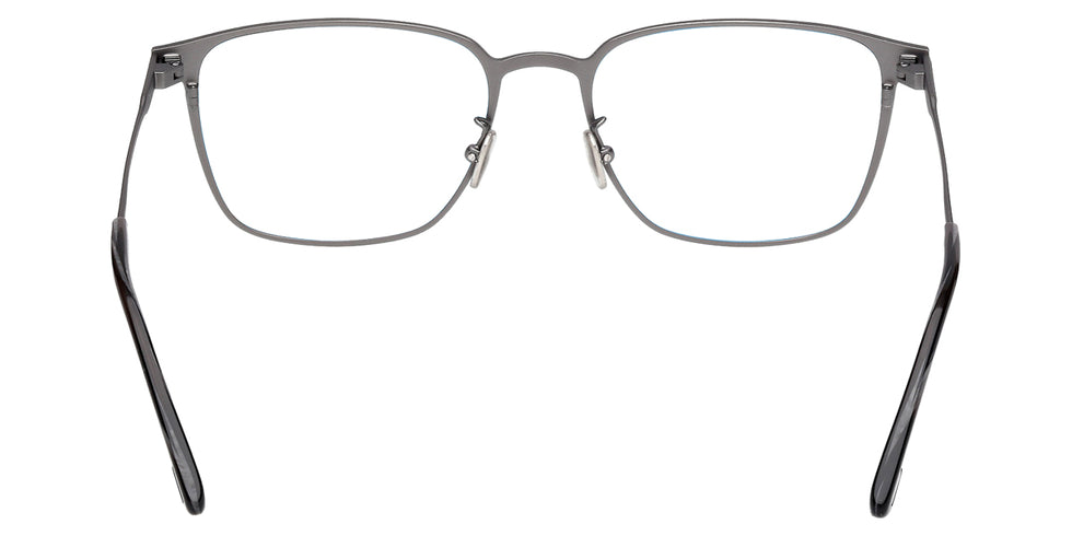 Tom Ford® FT6055-D-B FT6055-D-B 012 56 - Shiny Dark Ruthenium / Blue Filter Eyeglasses