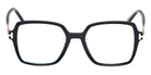 Tom Ford® FT6057-D-B FT6057-D-B 001 51 - Shiny Black / Blue Filter Eyeglasses