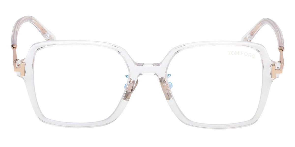 Tom Ford® FT6057-D-B FT6057-D-B 026 51 - Crystal / Blue Filter Eyeglasses
