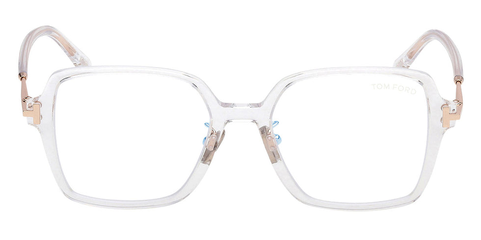 Tom Ford® FT6057-D-B FT6057-D-B 026 51 - Crystal / Blue Filter Eyeglasses