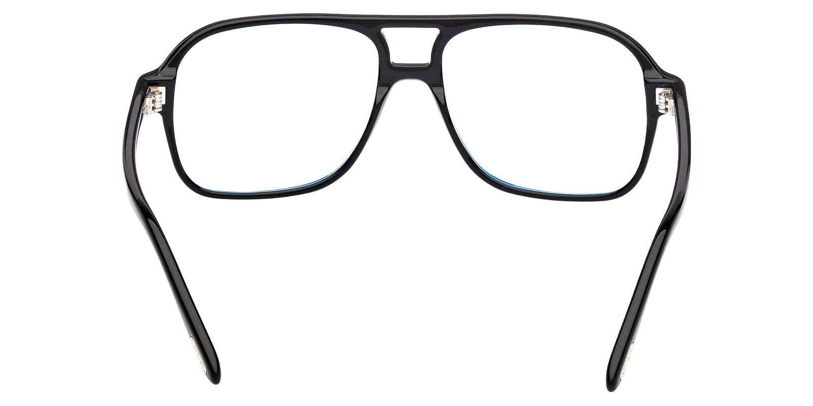 Tom Ford® FT6058-B FT6058-B 001 58 - Shiny Black / Blue Filter Eyeglasses