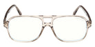 Tom Ford® FT6058-B FT6058-B 051 58 - Mastic / Blue Filter Eyeglasses