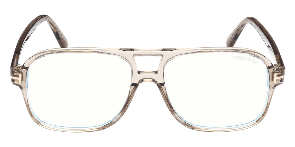 Tom Ford® FT6058-B FT6058-B 051 58 - Mastic / Blue Filter Eyeglasses