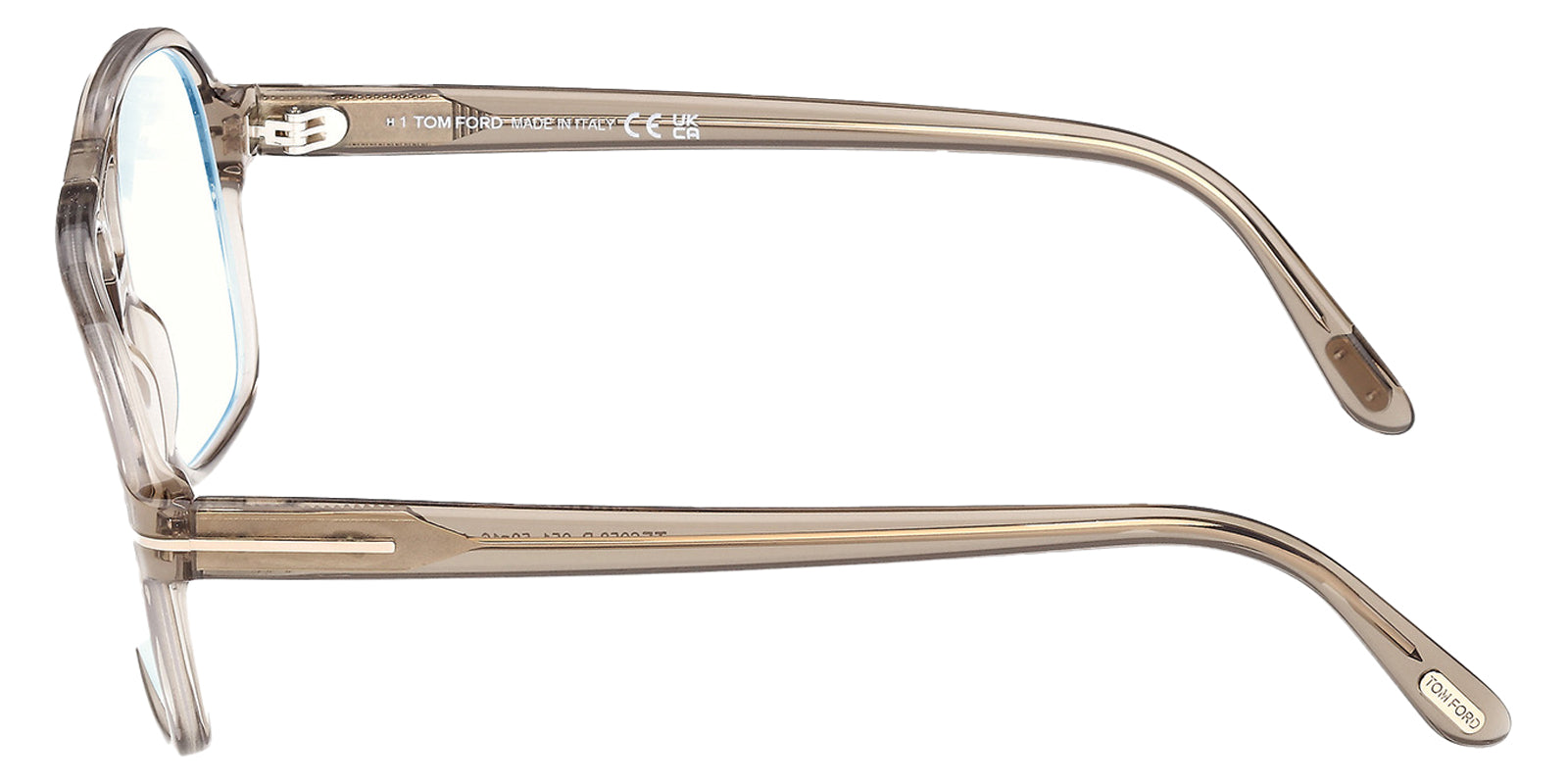 Tom Ford® FT6058-B FT6058-B 051 58 - Mastic / Blue Filter Eyeglasses