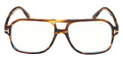 Tom Ford® FT6058-B FT6058-B 055 58 - Colored Havana / Blue Filter Eyeglasses