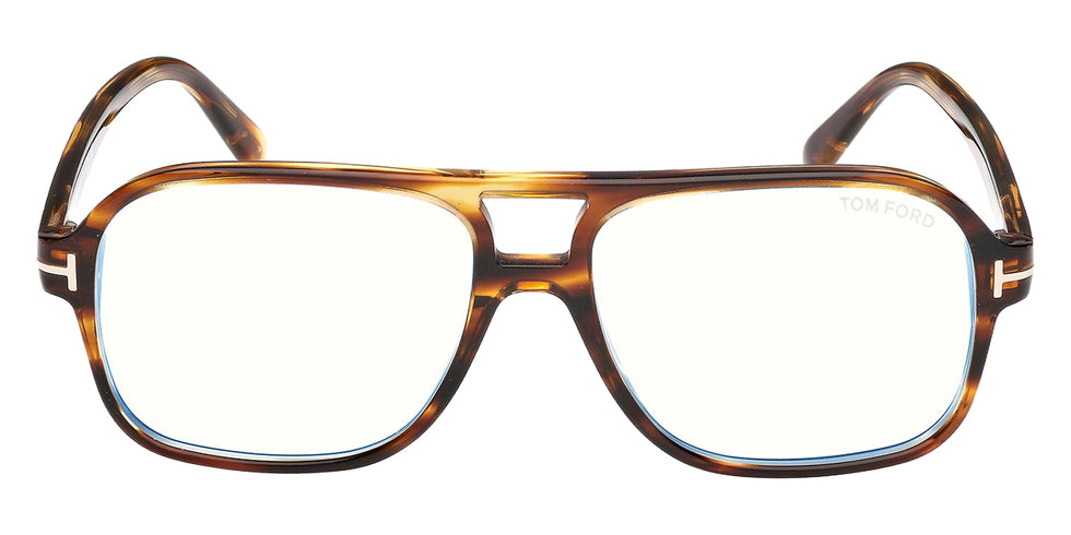 Tom Ford® FT6058-B FT6058-B 055 58 - Colored Havana / Blue Filter Eyeglasses