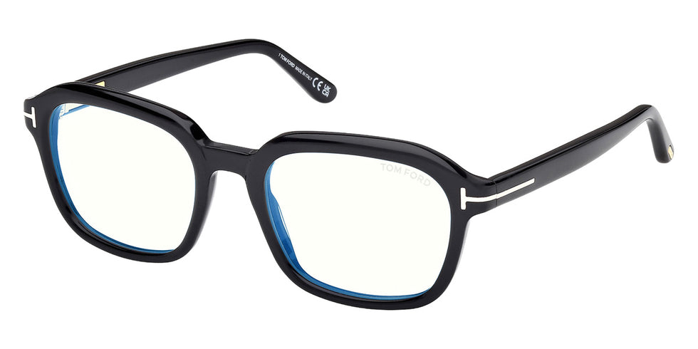 Tom Ford® FT6060-B Eyeglasses FT6060-B 001 53 - 001 - Shiny Black/Shiny Black