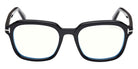 Tom Ford® FT6060-F-B Eyeglasses FT6060-F-B 001 54 - 001 - Shiny Black/Shiny Black