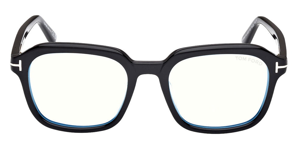 Tom Ford® FT6060-F-B Eyeglasses FT6060-F-B 001 54 - 001 - Shiny Black/Shiny Black