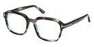 Tom Ford® FT6060-F-B Eyeglasses FT6060-F-B 056 54 - 056 - Coloured Havana/Coloured Havana