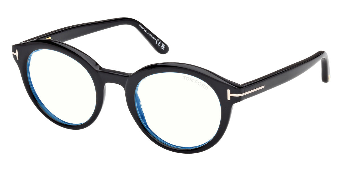 Tom Ford® FT6061-B Eyeglasses FT6061-B 001 50 - 001 - Shiny Black/Shiny Black